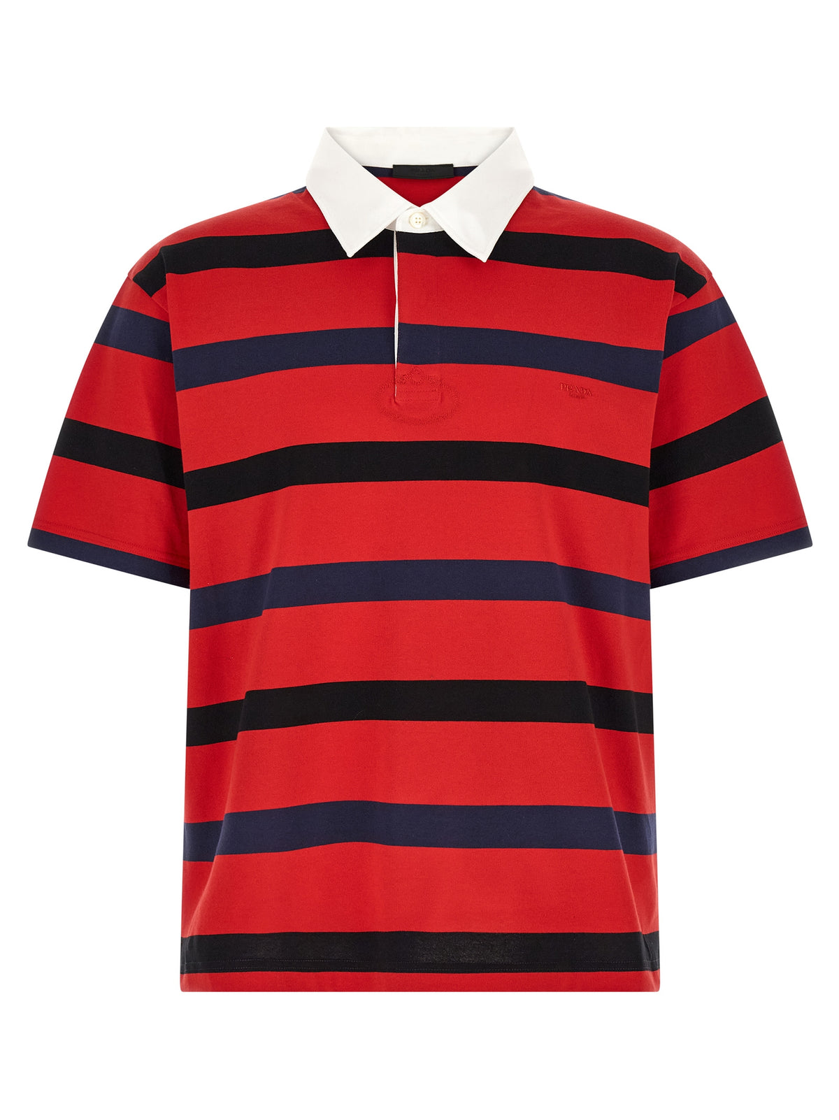 Red Cotton Polo Shirt