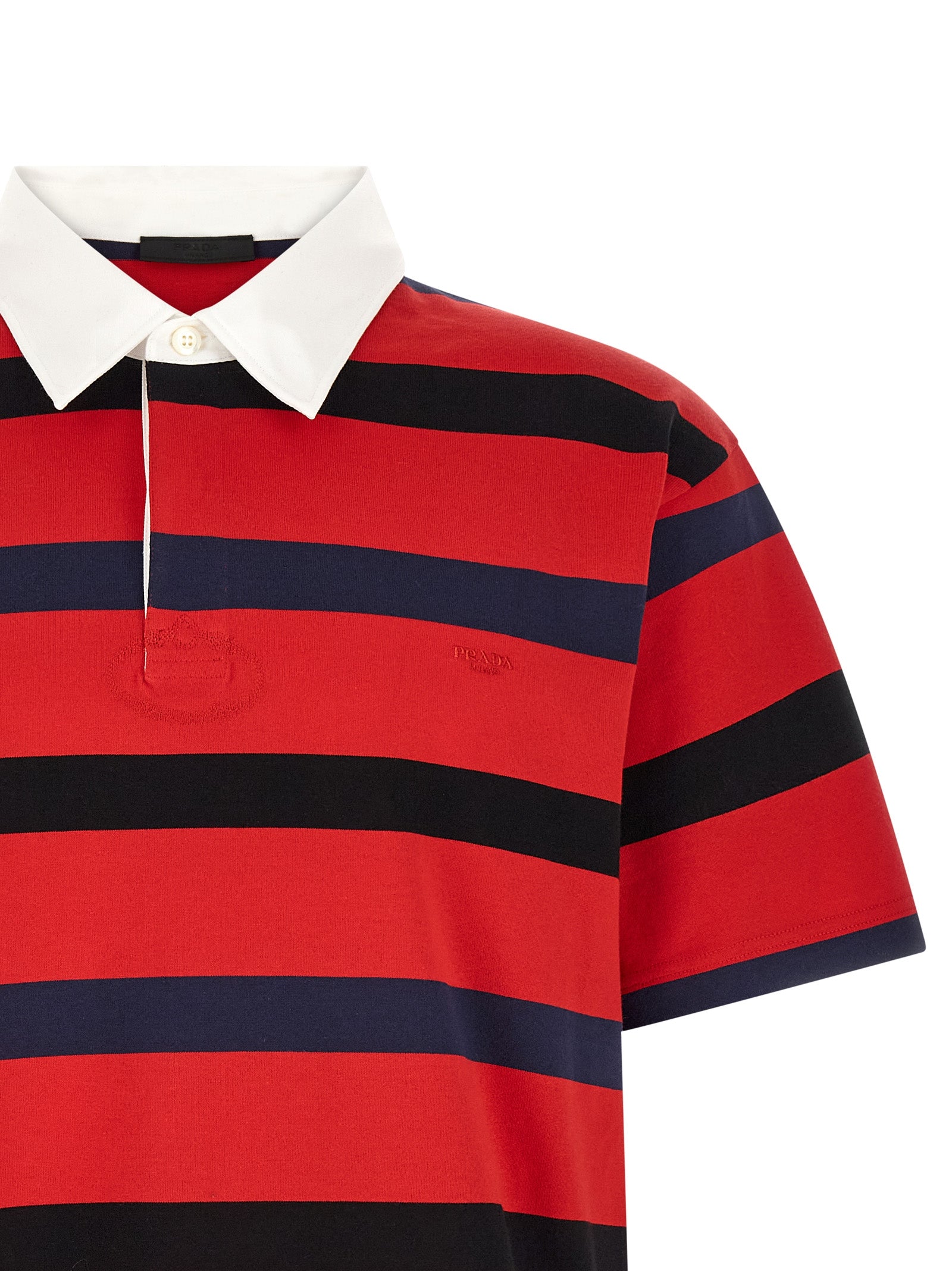 Red Cotton Polo Shirt