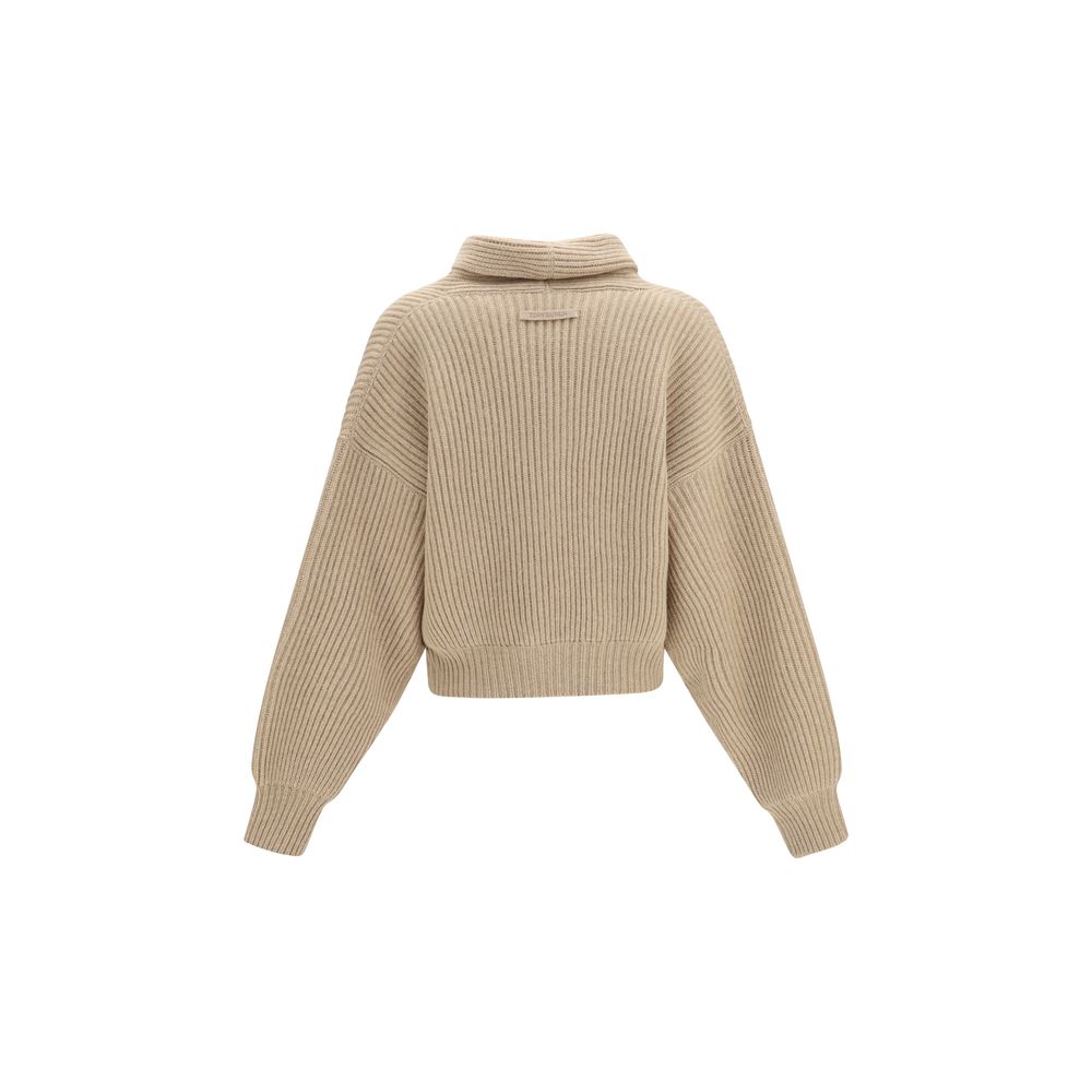 Beige Wool Oves Aries Cardigan