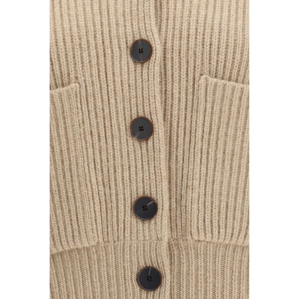 Beige Wool Oves Aries Cardigan