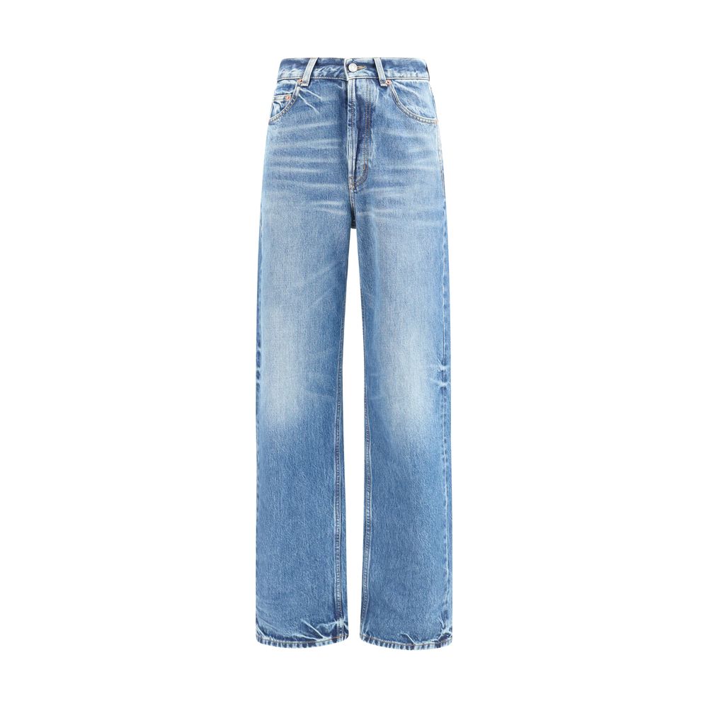 Blue Cotton Jeans Denim