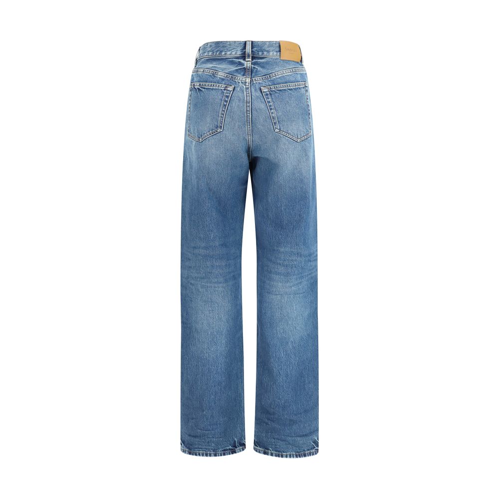 Blue Cotton Jeans Denim