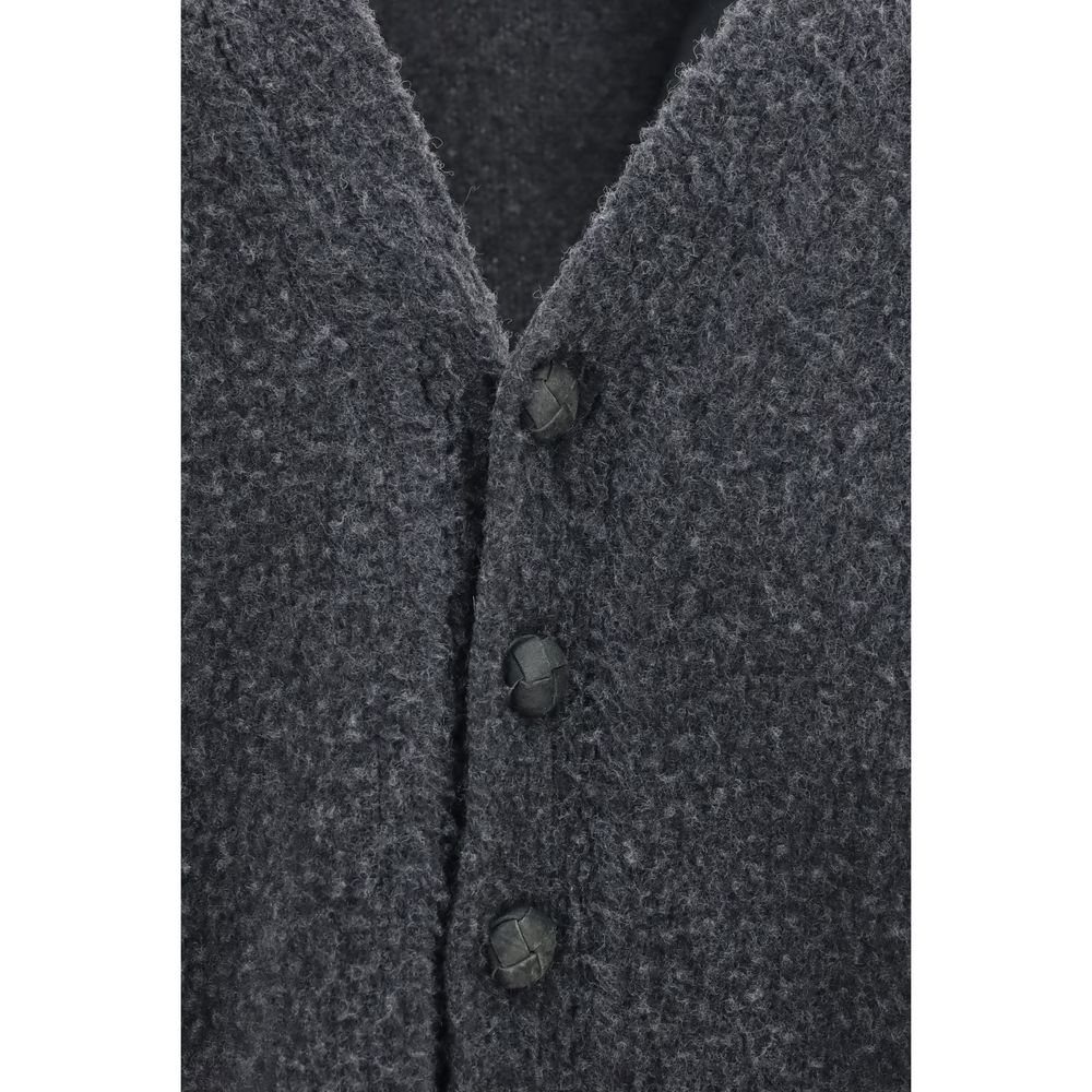 Gray Wool Oves Aries Cardigan
