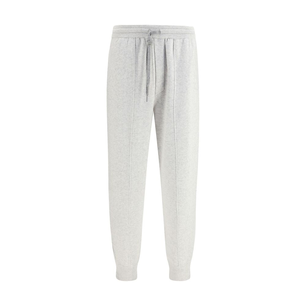 Gray Cashmere Athletic Pants