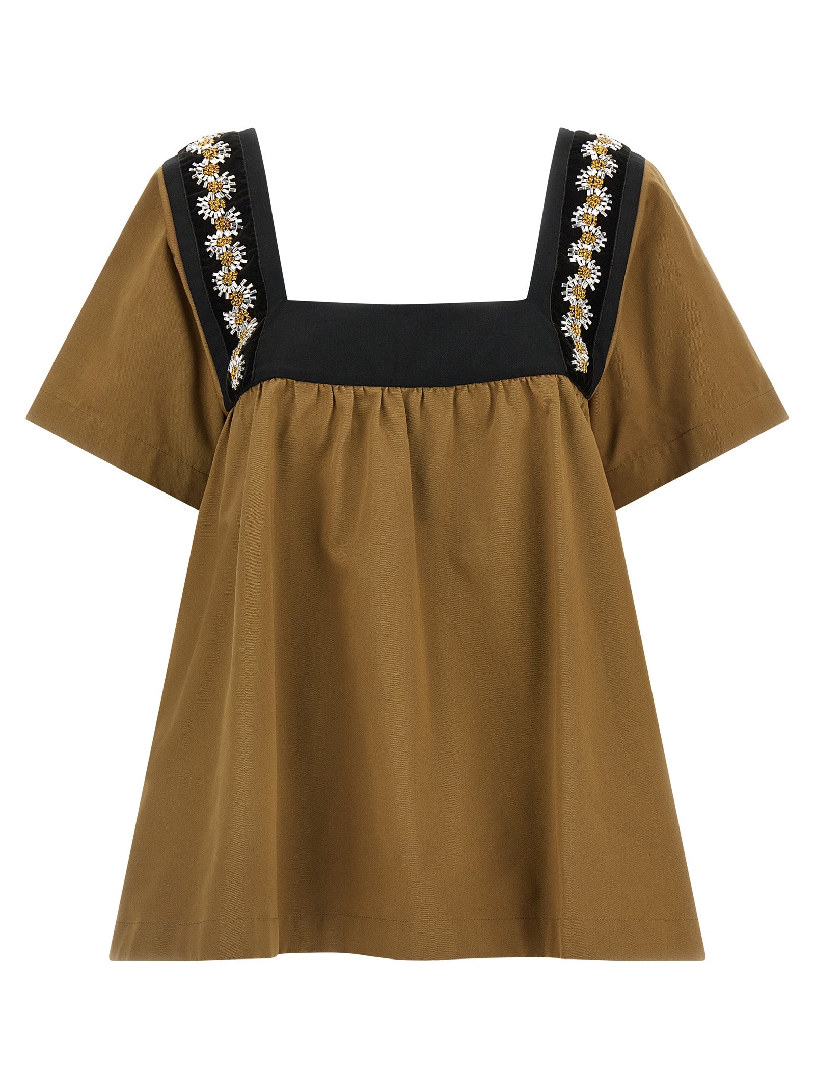 Beige Cotton Blouse