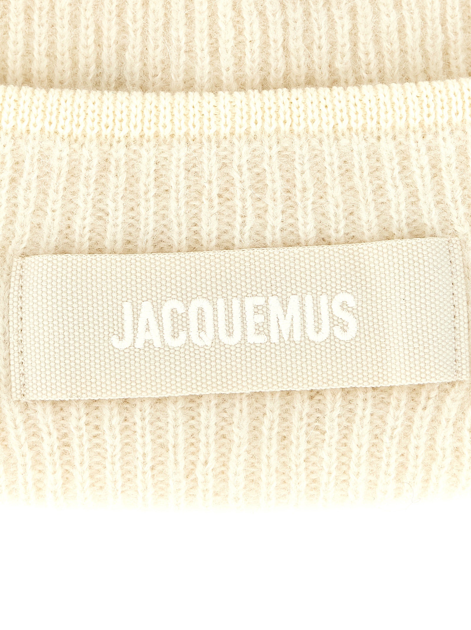 White Wool Beanie