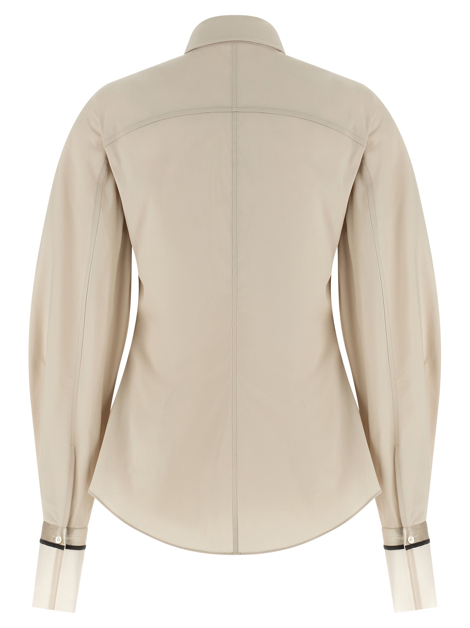 Beige Cotton Blouse