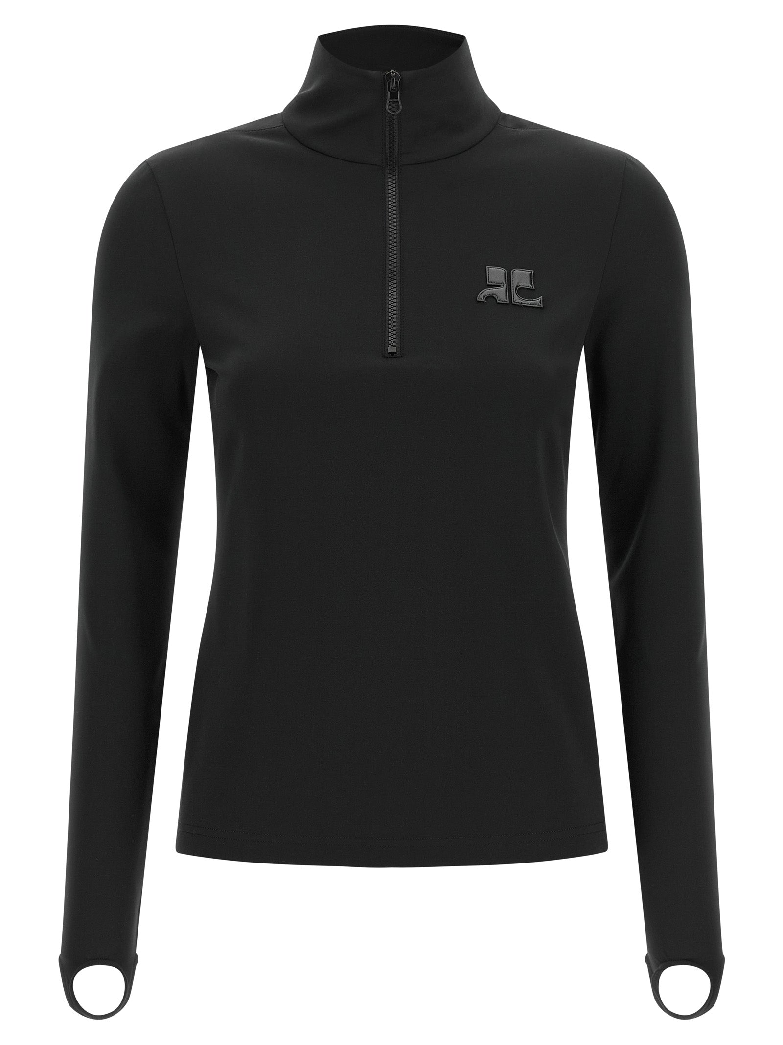 Black Polyamide Cardigan