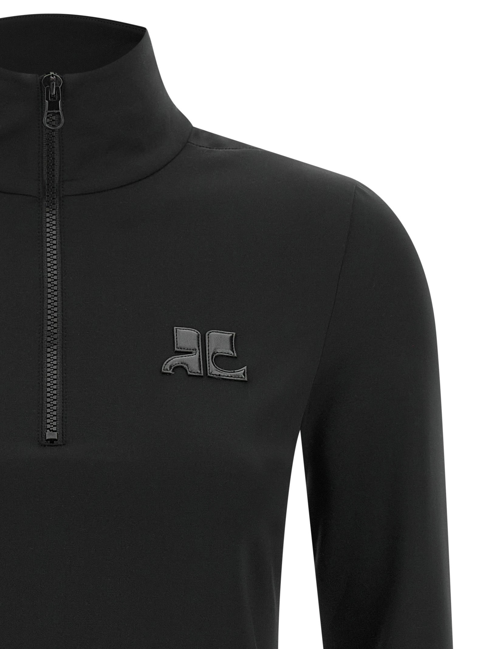 Black Polyamide Cardigan