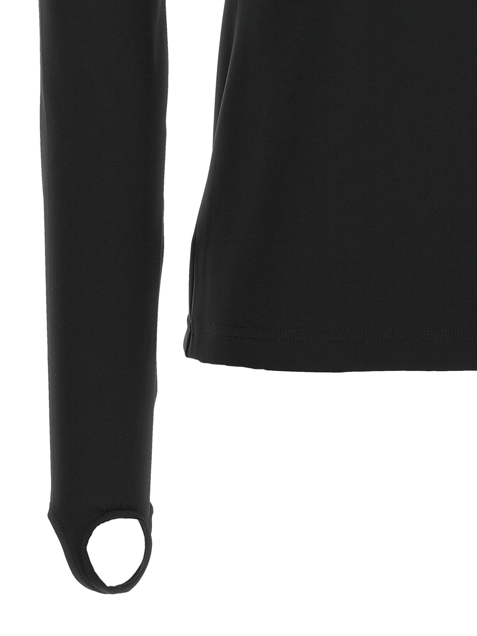 Black Polyamide Cardigan