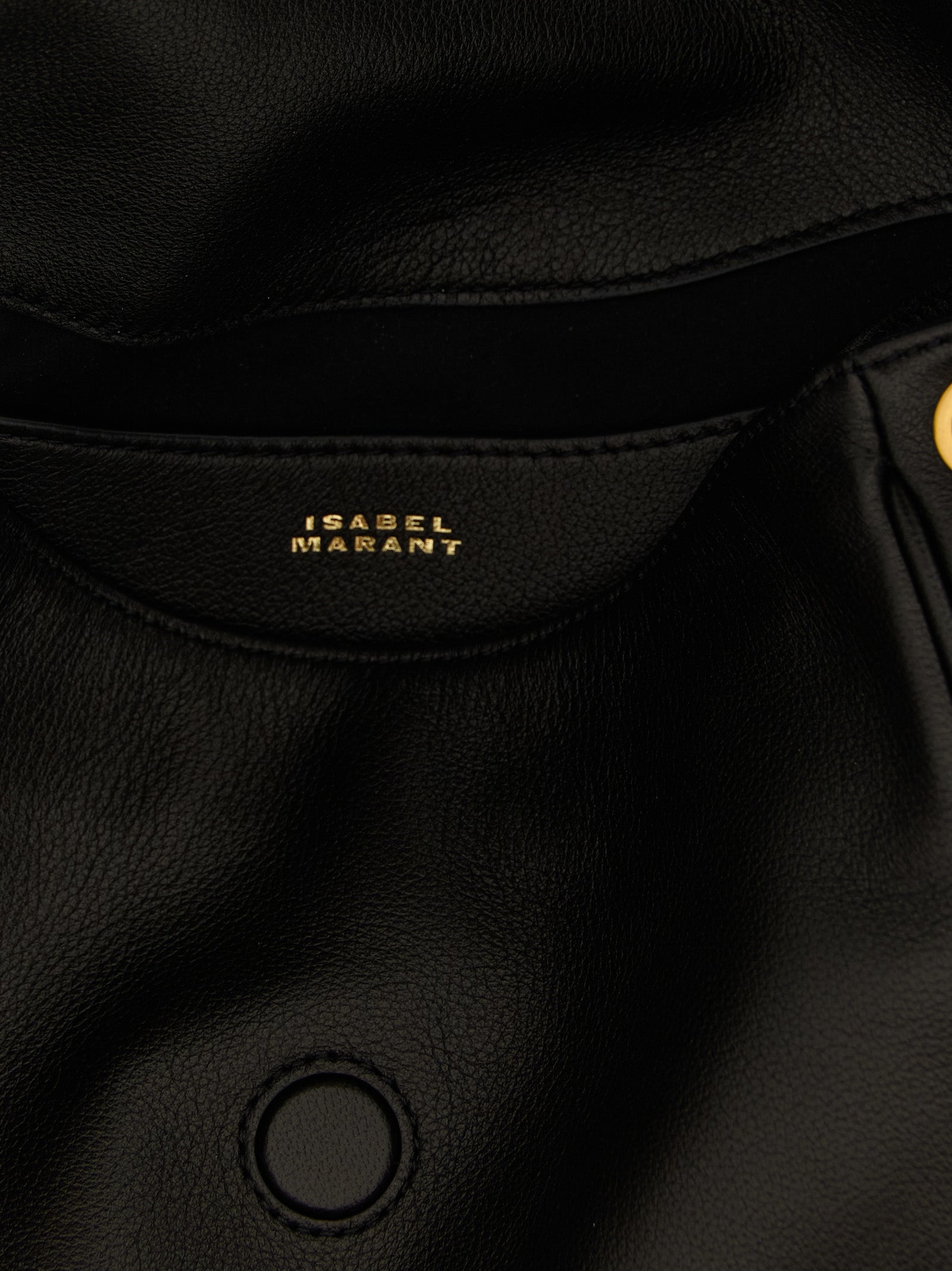 Black Lamb Leather Shoulder Bag
