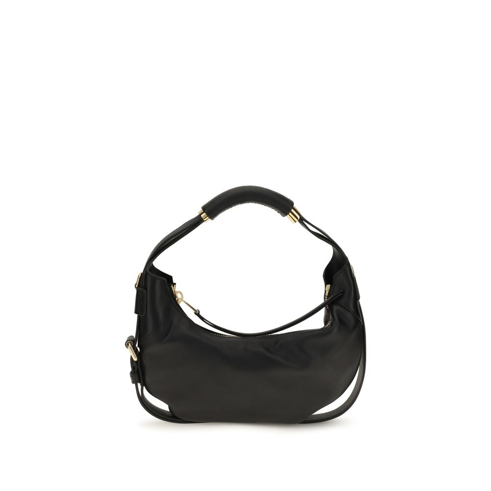 Black Calf Leather Bos Taurus Handbag