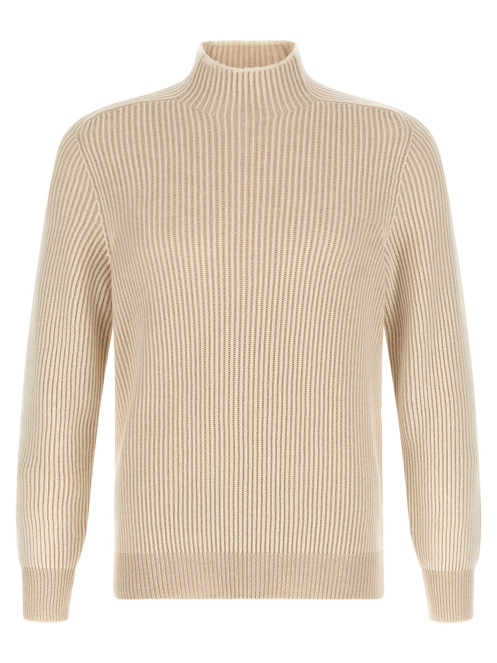 Beige Cashmere Cardigan