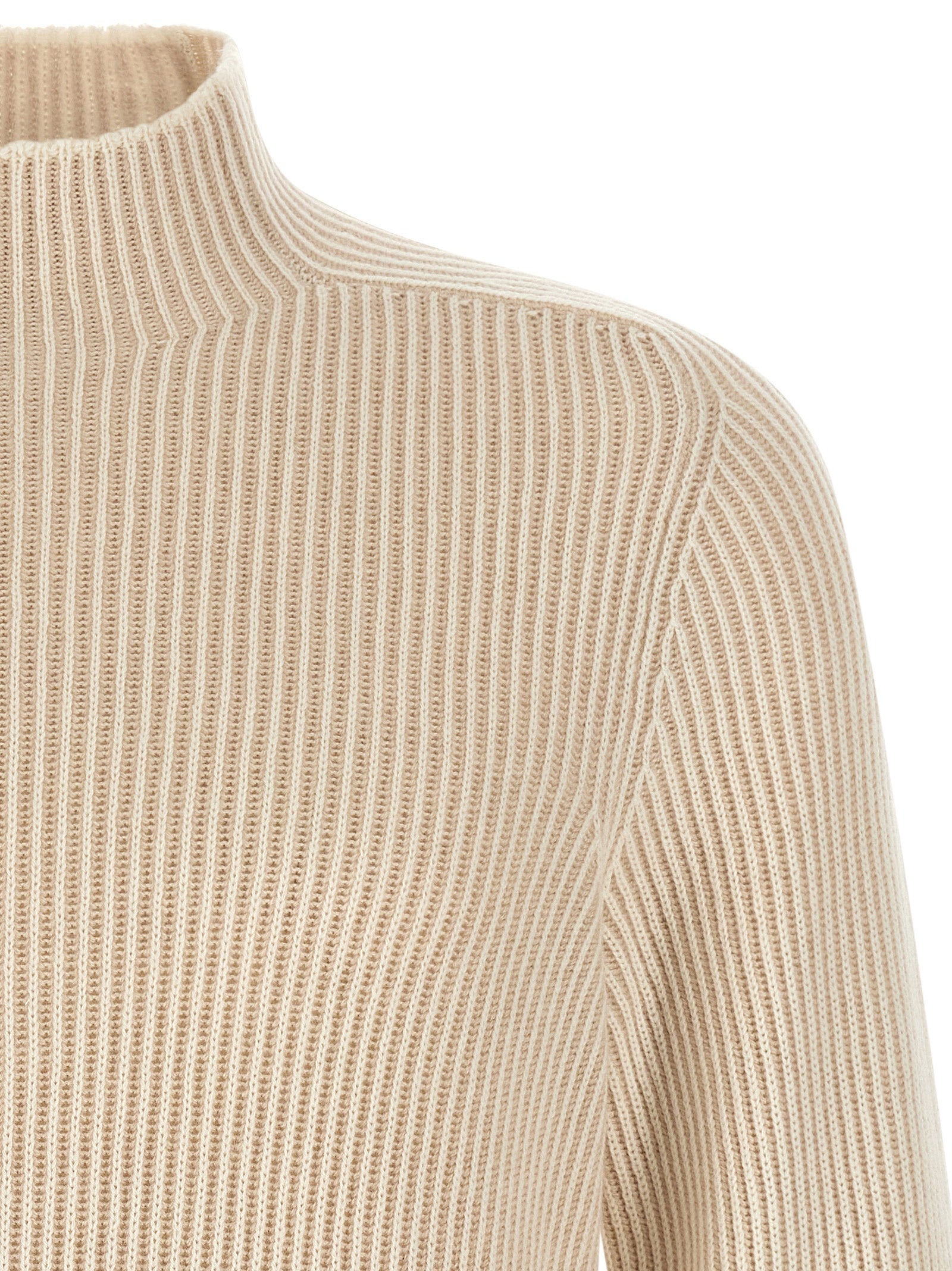 Beige Cashmere Cardigan