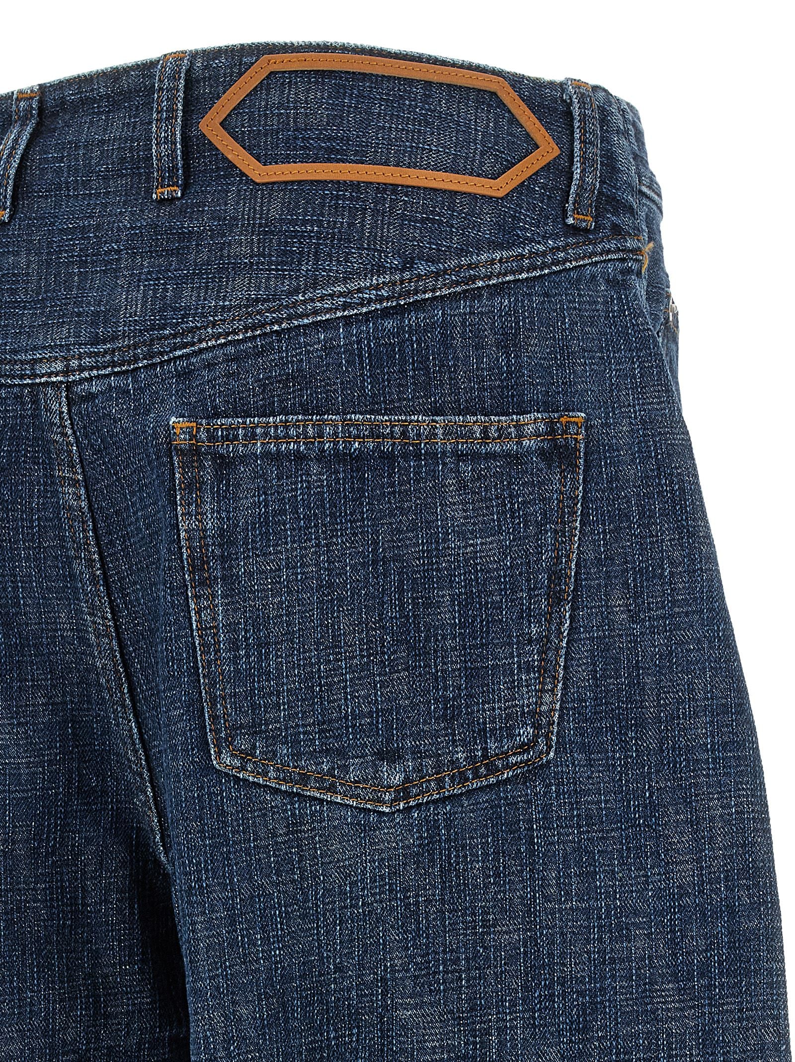 Blue Organic Cotton Relaxed Fit Jeans