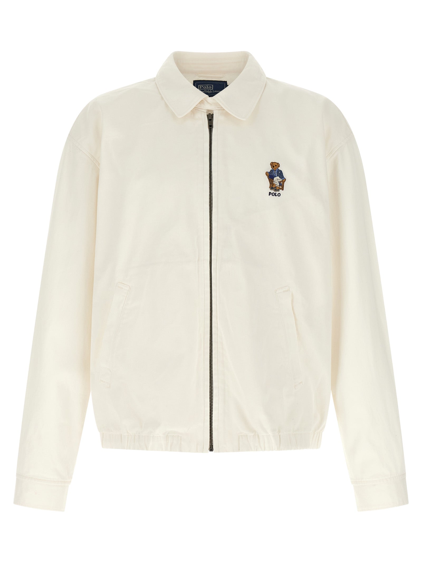 White Cotton Full-Length Jacket