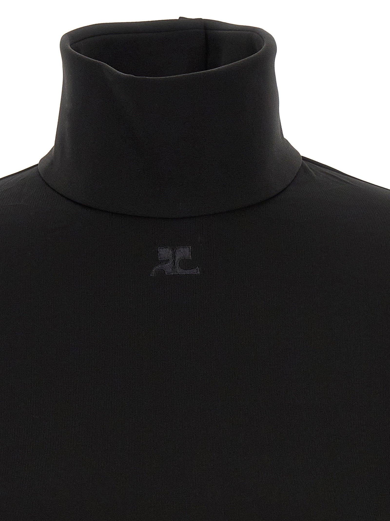 Black Viscose Bodysuit