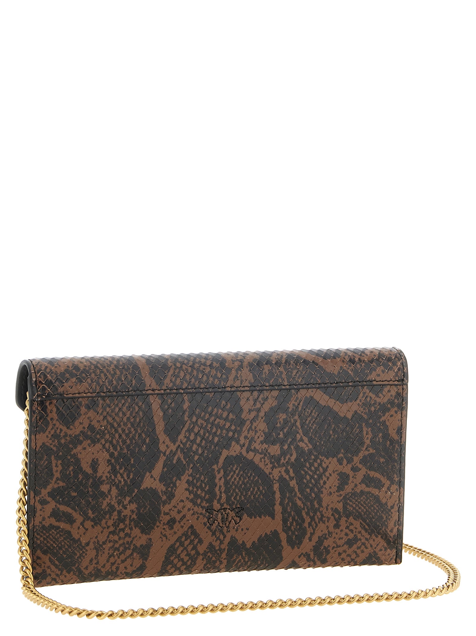Brown Calfskin Clutch Bag