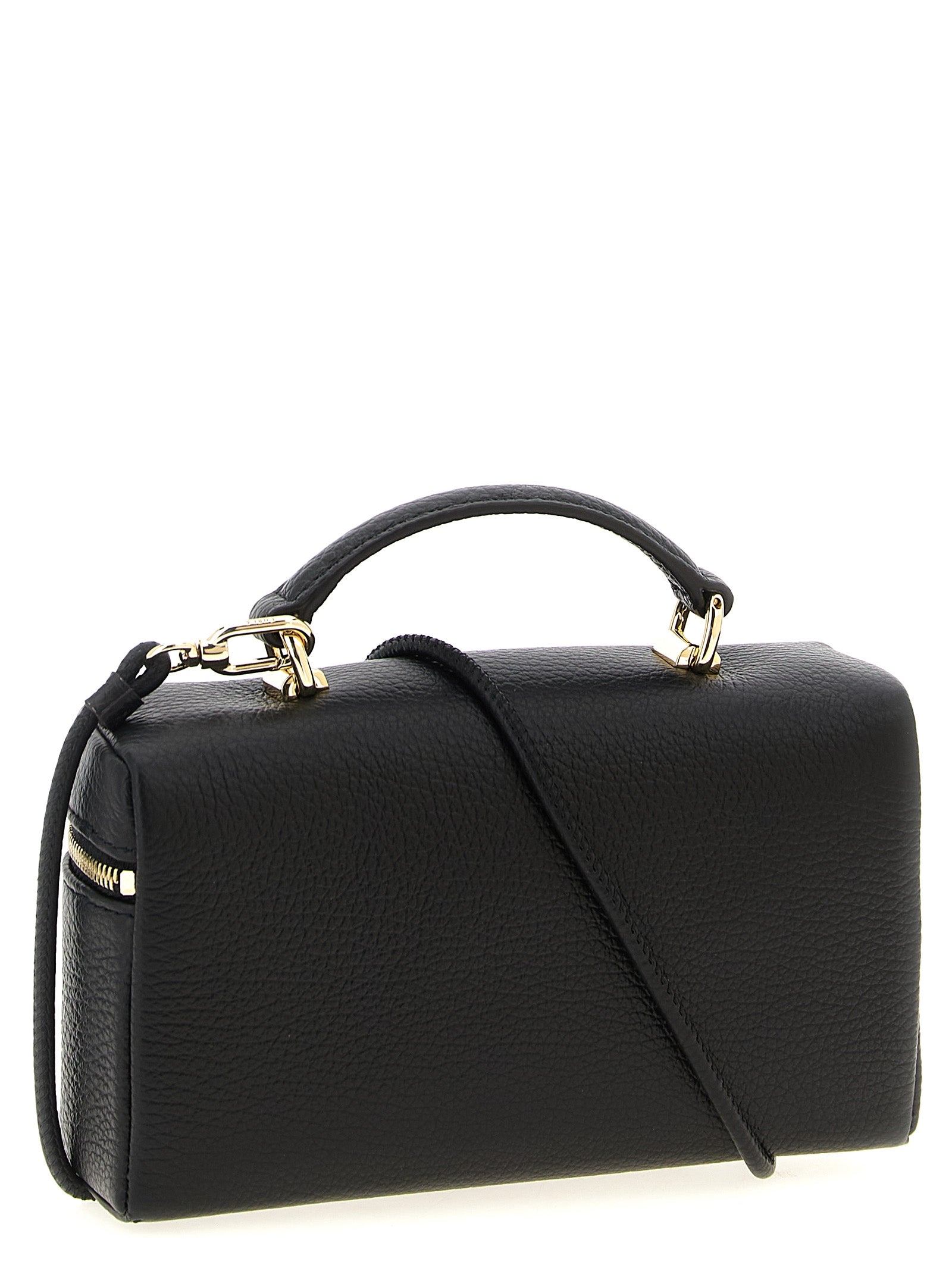 Black Leather Handbag