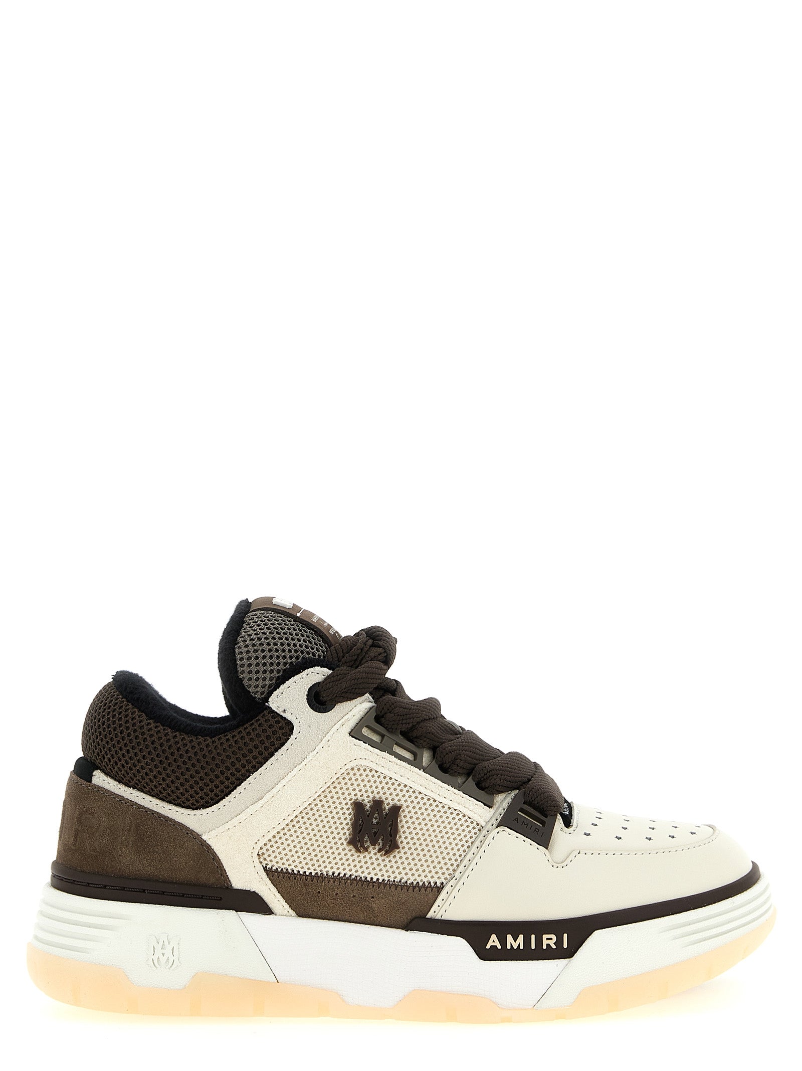 Brown Calfskin Chunky Sneakers