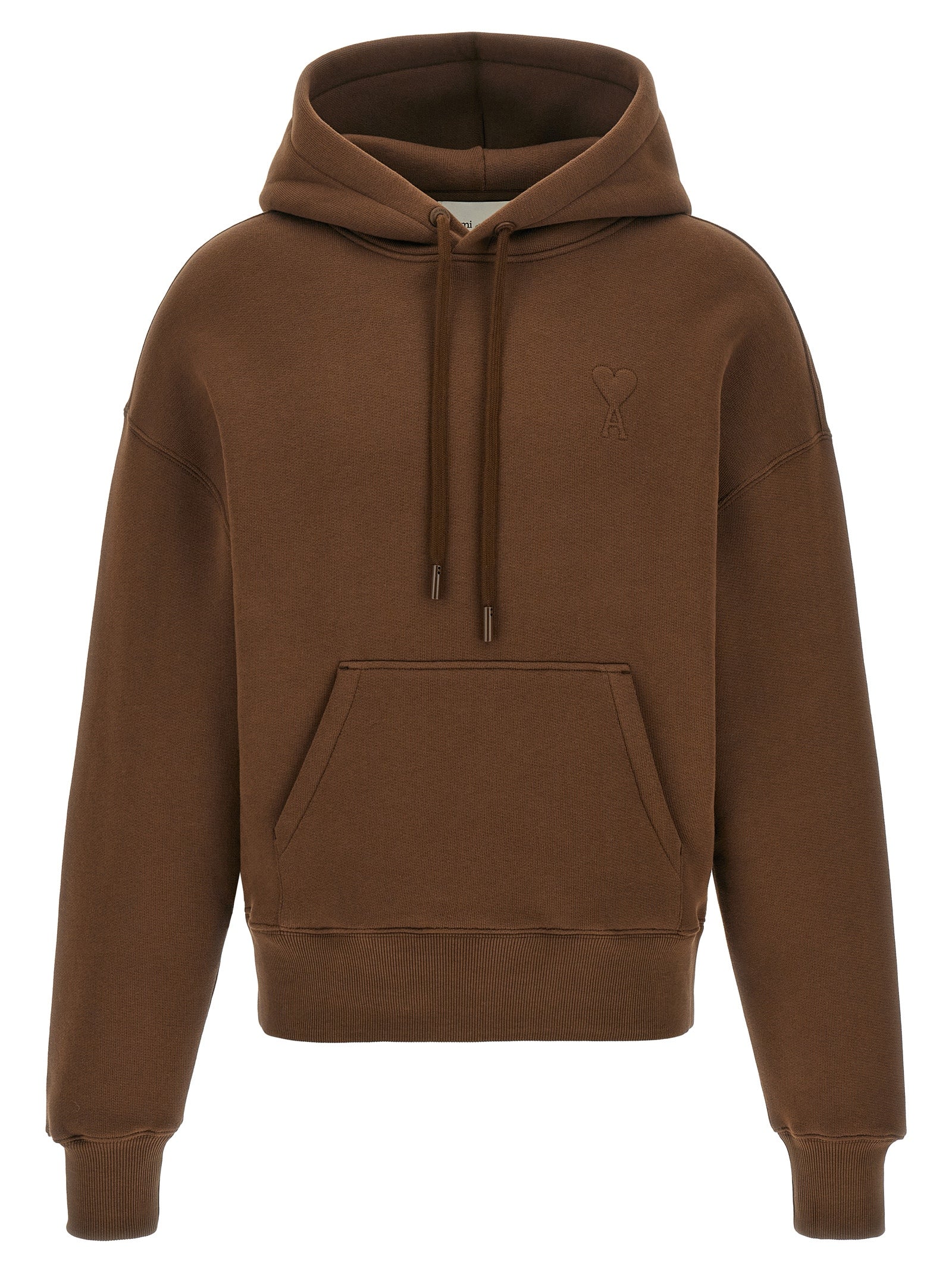 Brown Cotton Hoodie