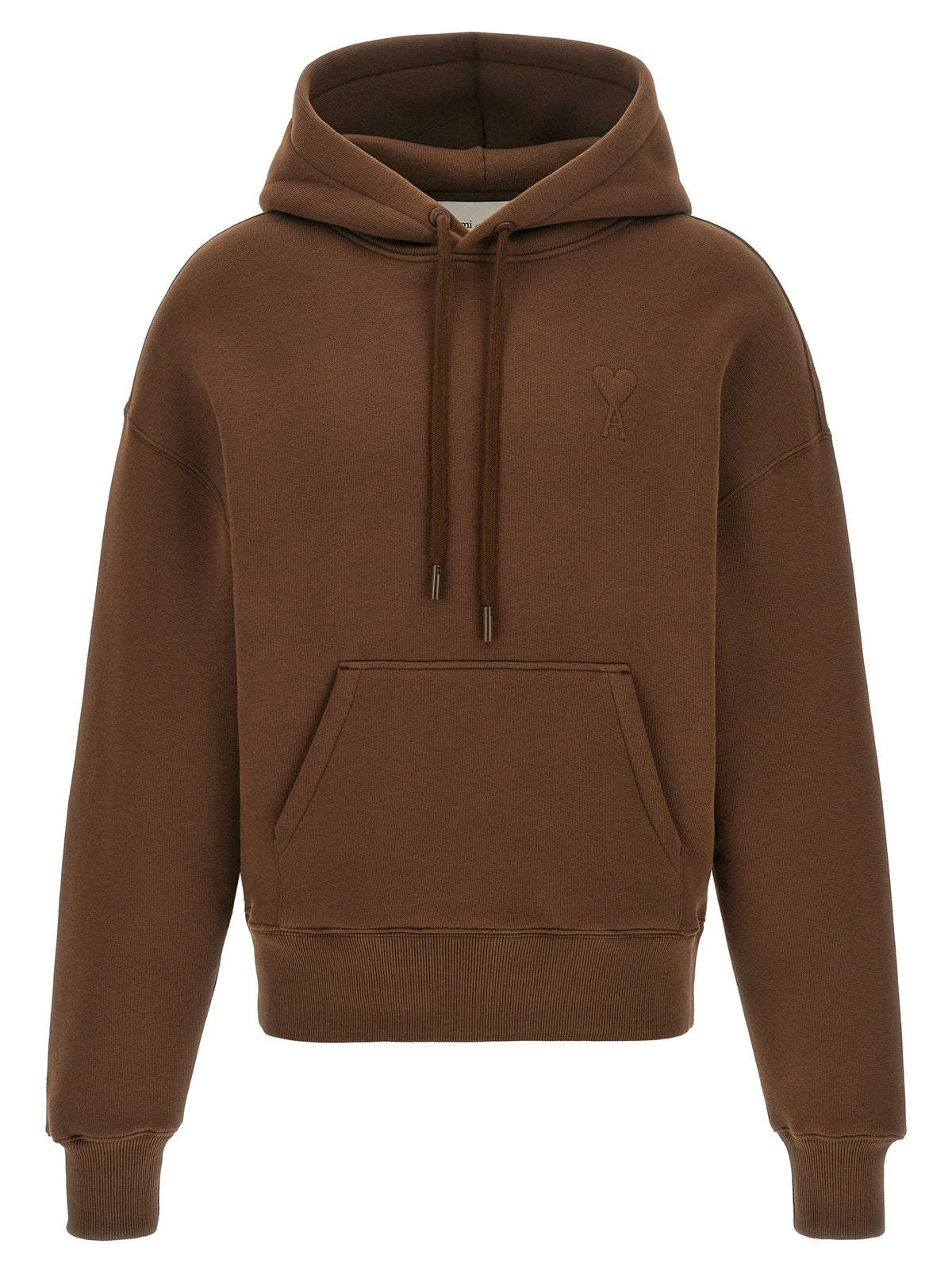 Brown Cotton Hoodie