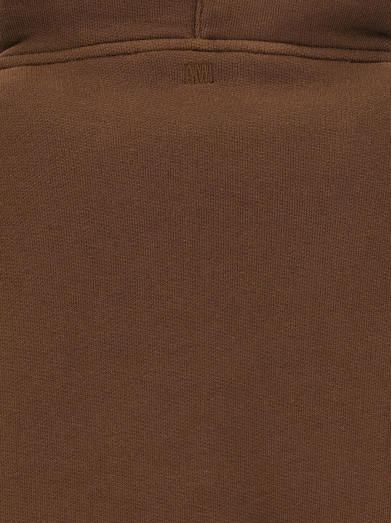 Brown Cotton Hoodie
