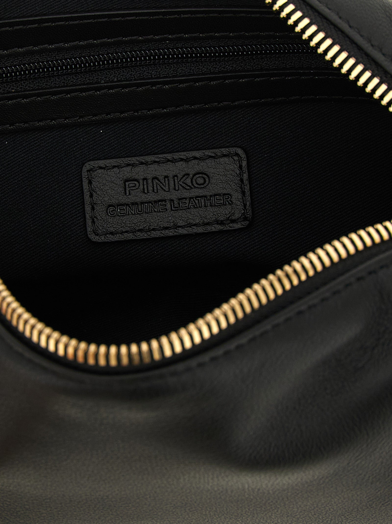 Black Lambskin Shoulder Bag