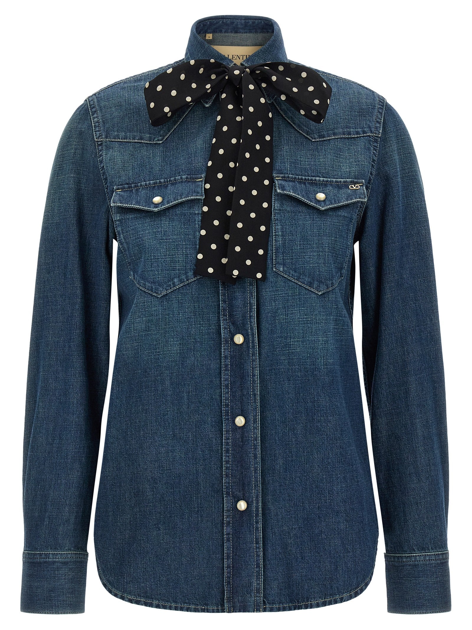 Blue Cotton Blouse