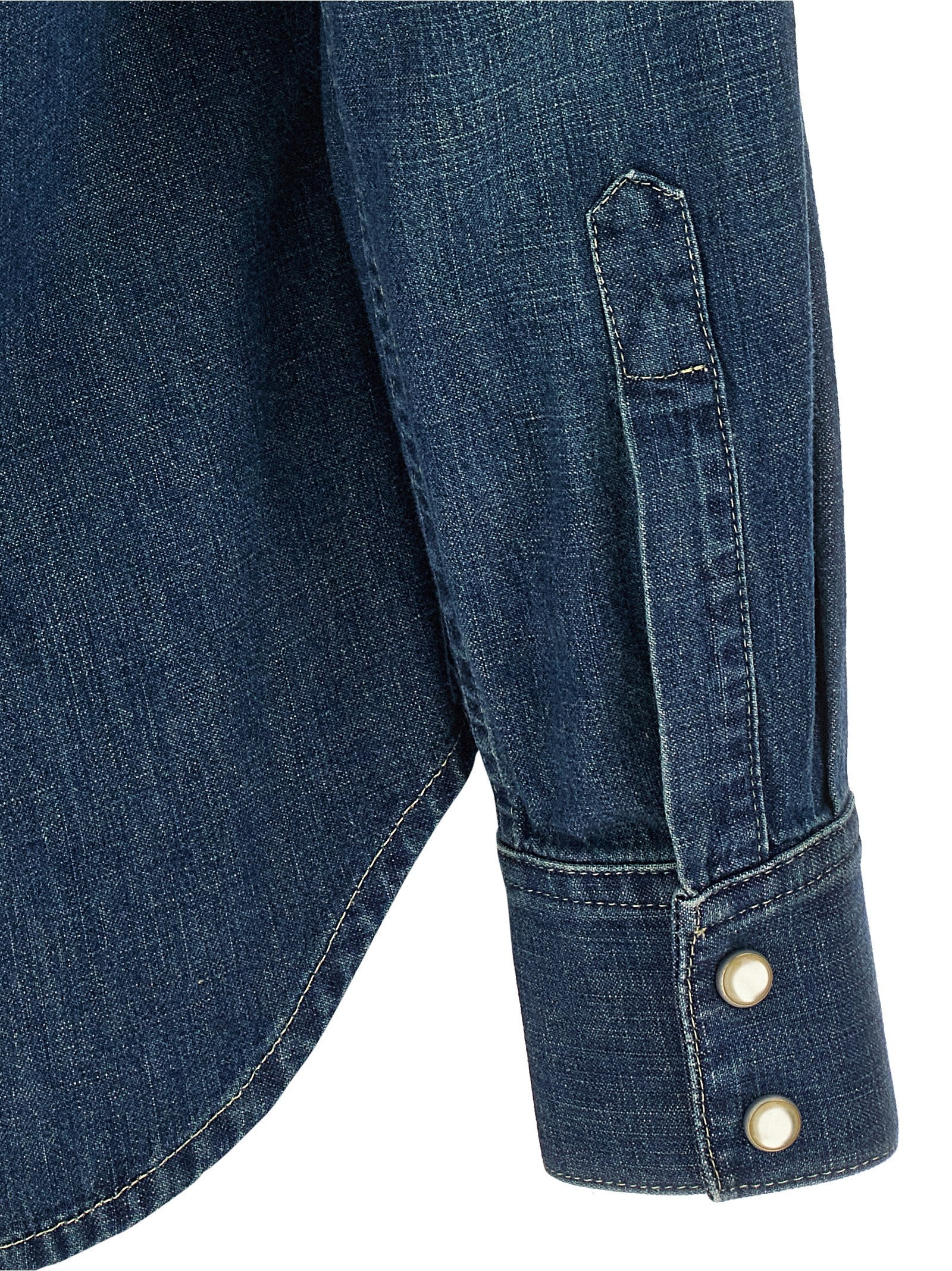 Blue Cotton Blouse