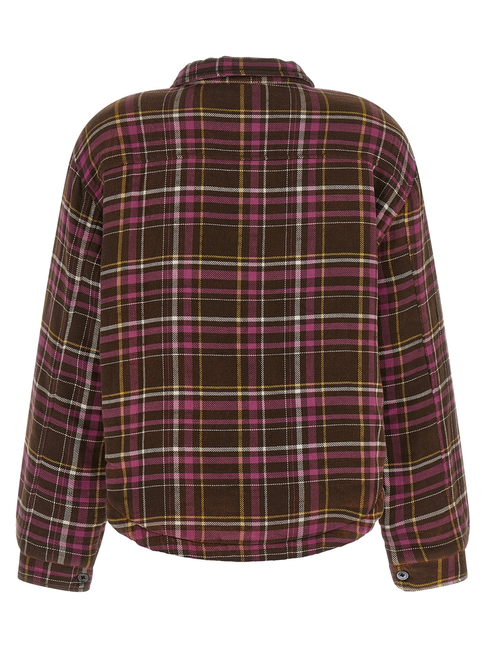 Brown Cotton Shell Jacket