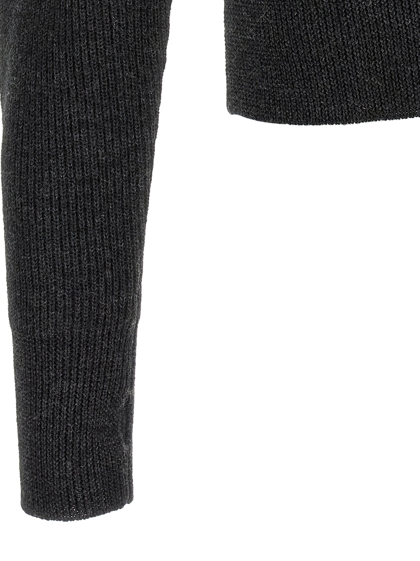 Gray Wool Cardigan