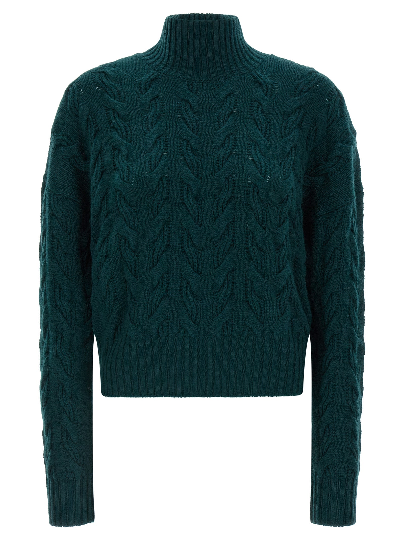 Bicolor Wool Cardigan