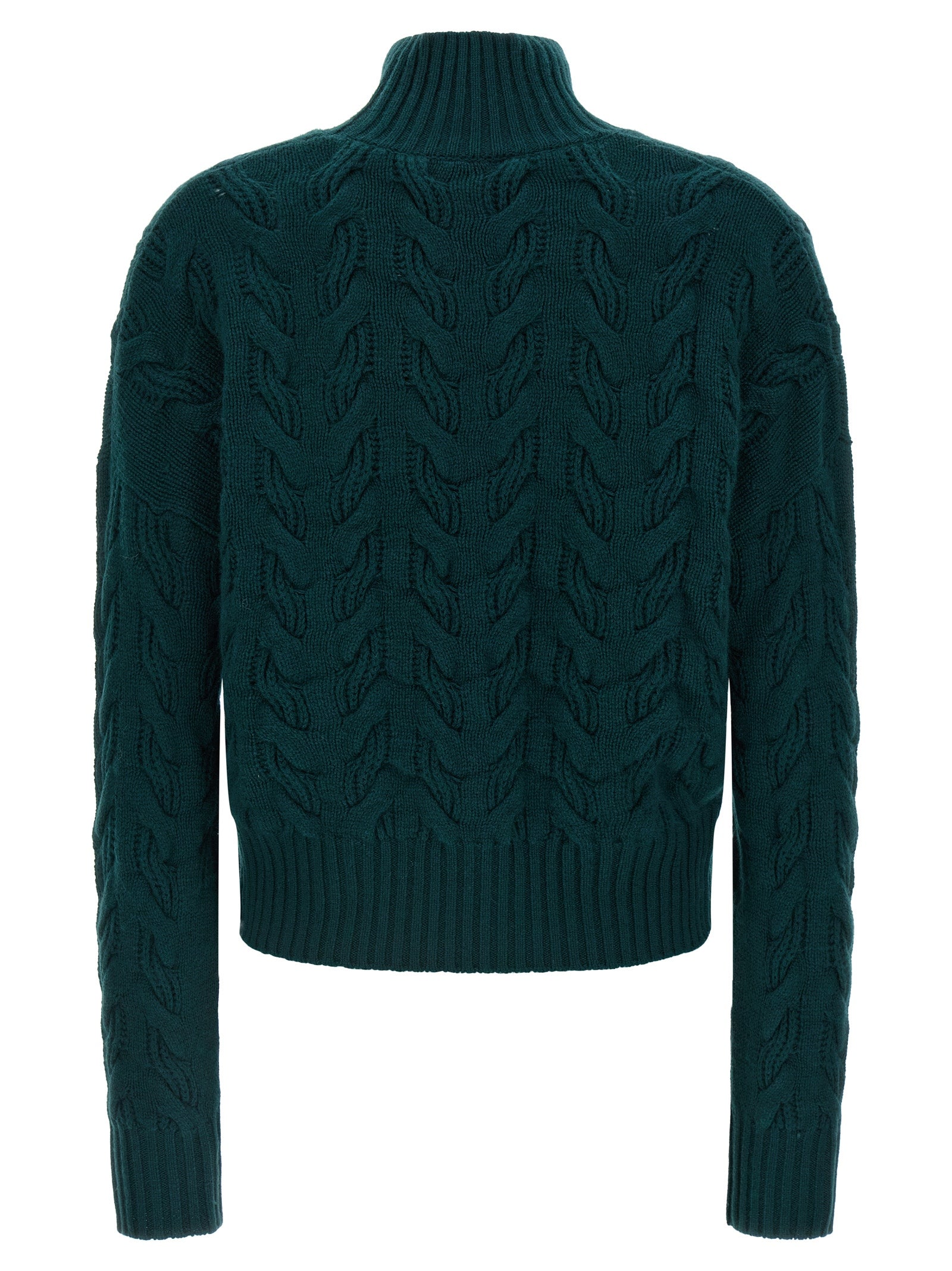 Bicolor Wool Cardigan