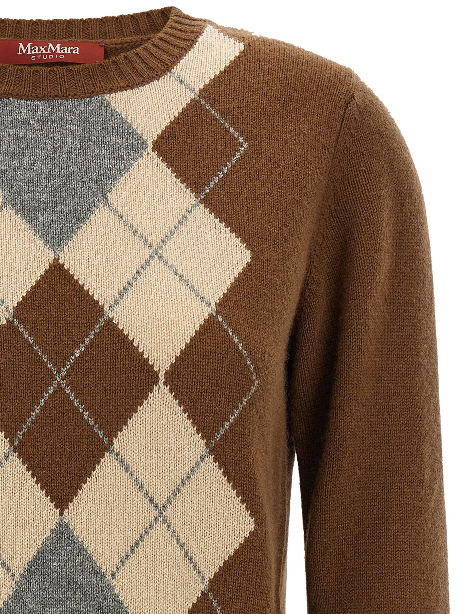 Brown Wool Cardigan