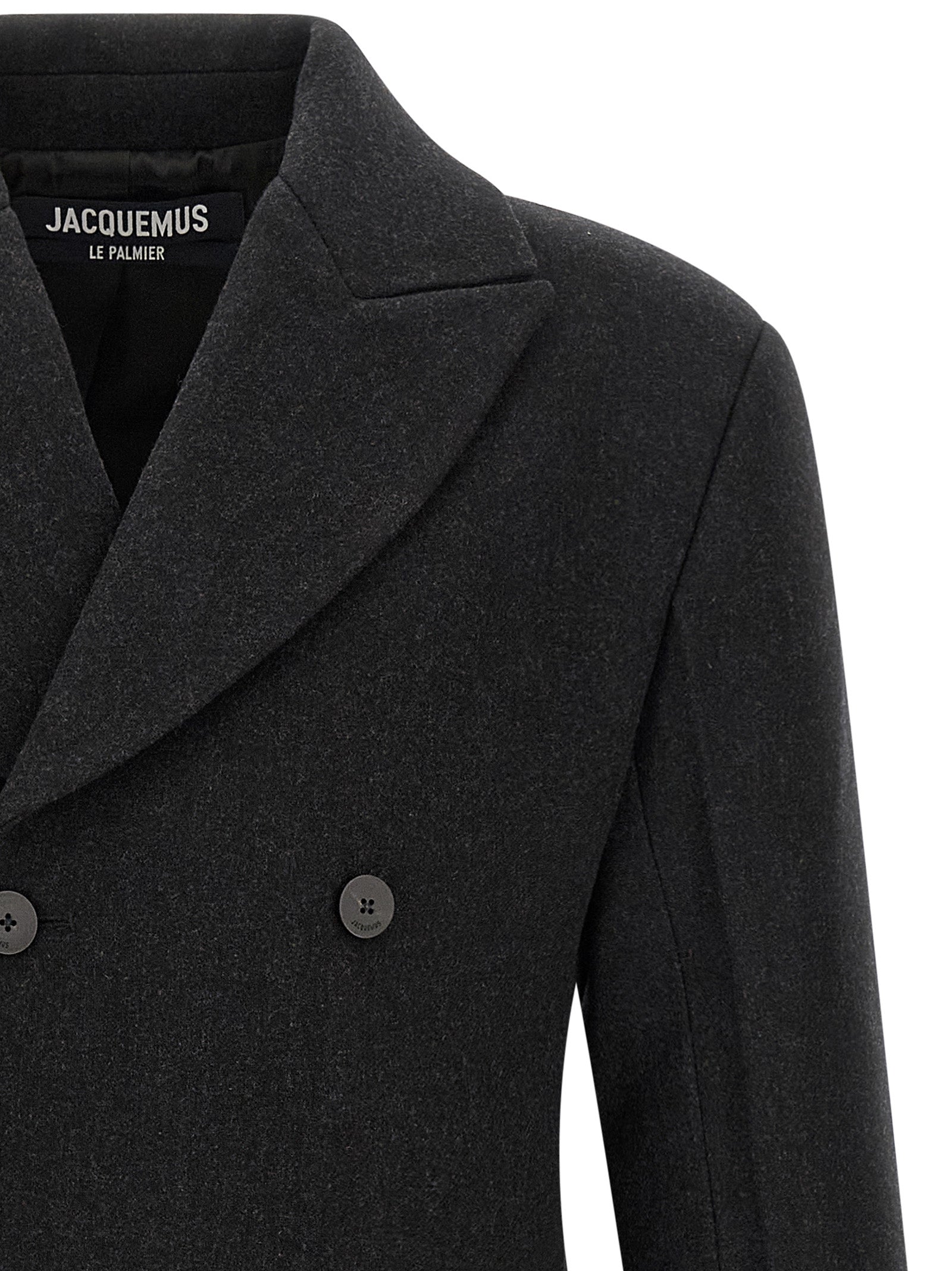 Gray Virgin Wool Coat