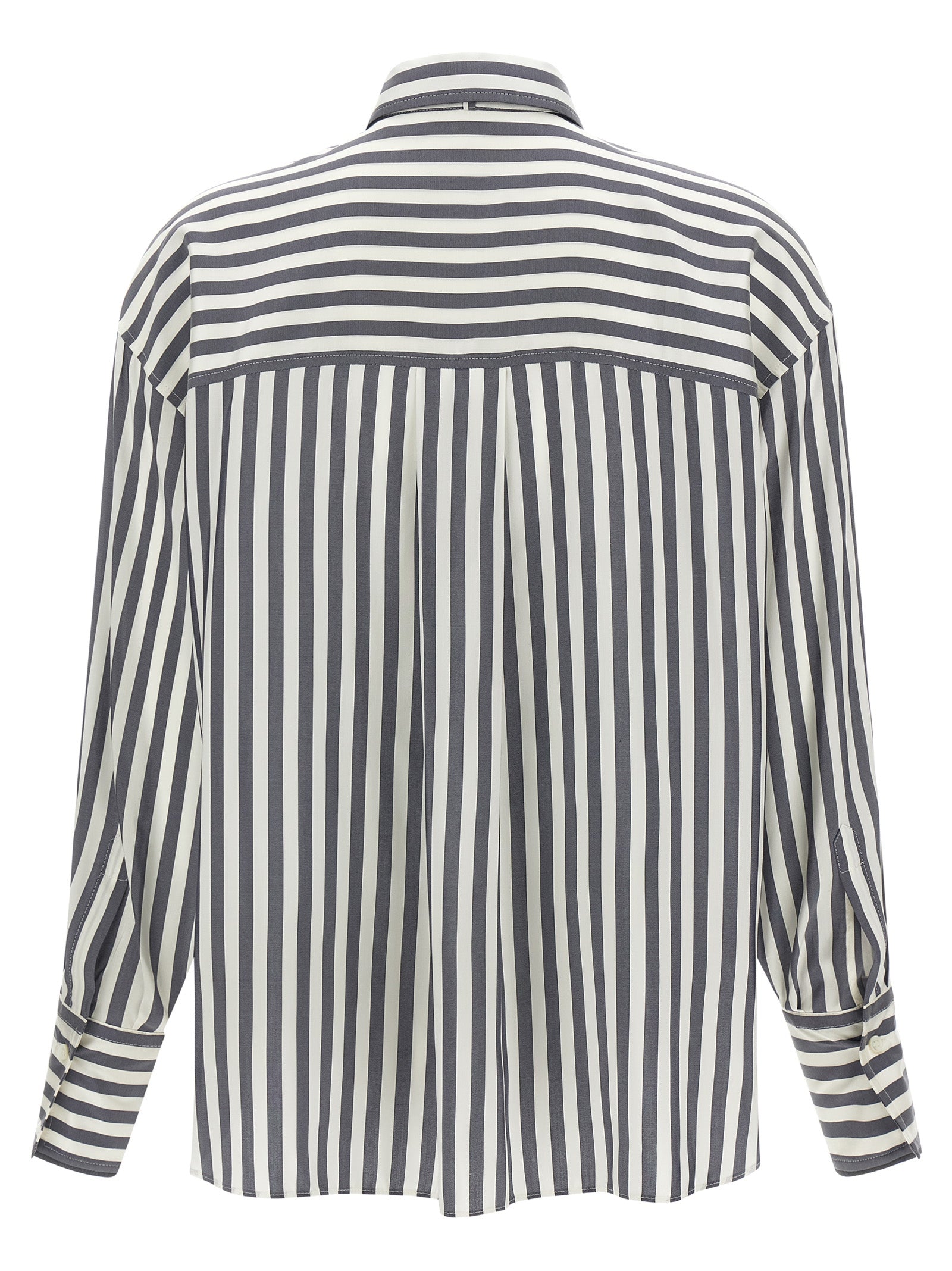 Gray Silk Blouse