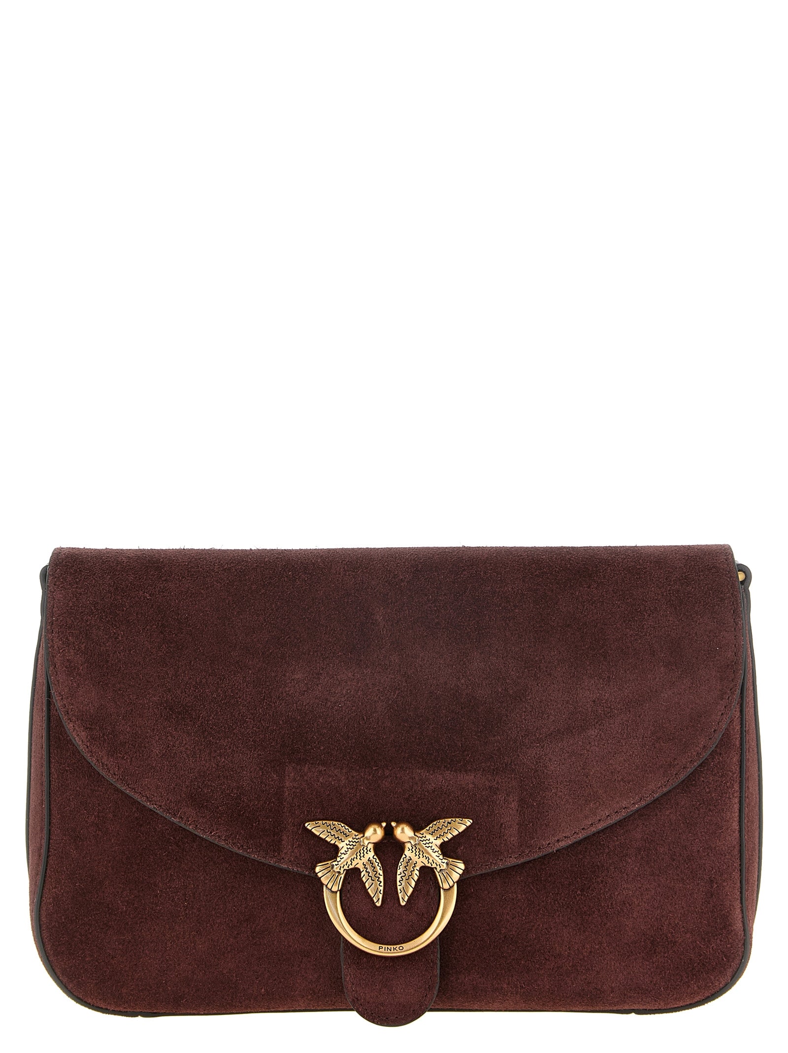 Bordeaux Calfskin Crossbody Bag