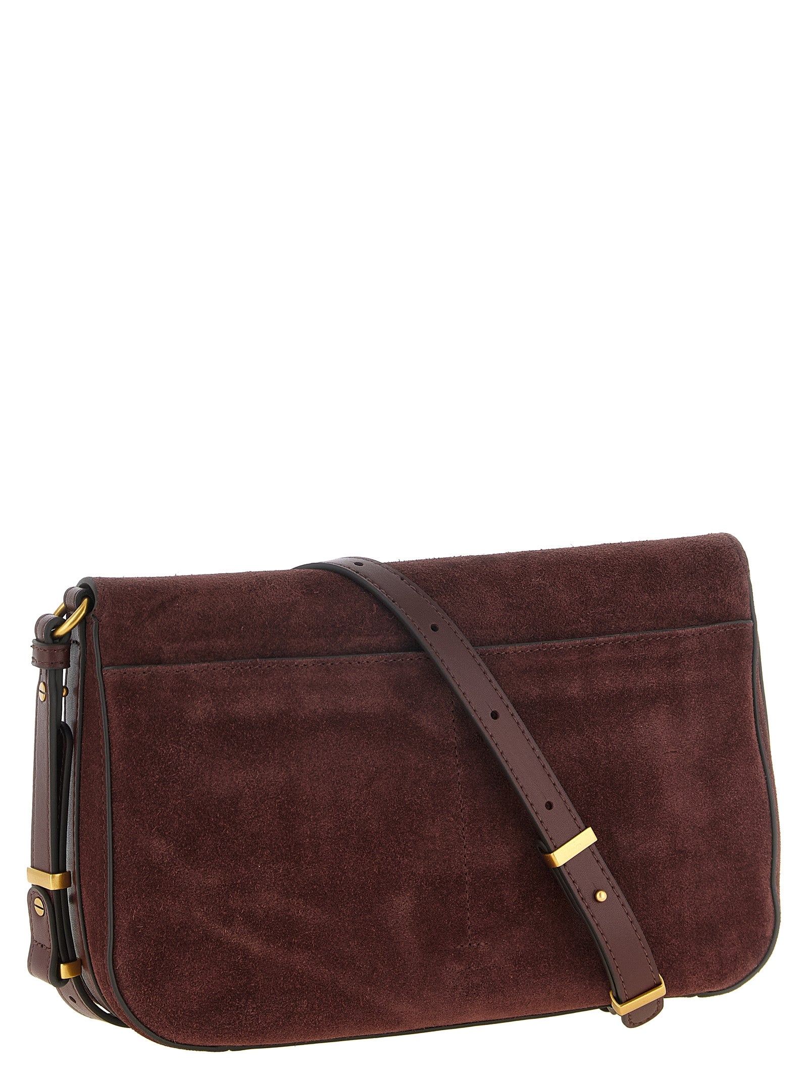 Bordeaux Calfskin Crossbody Bag