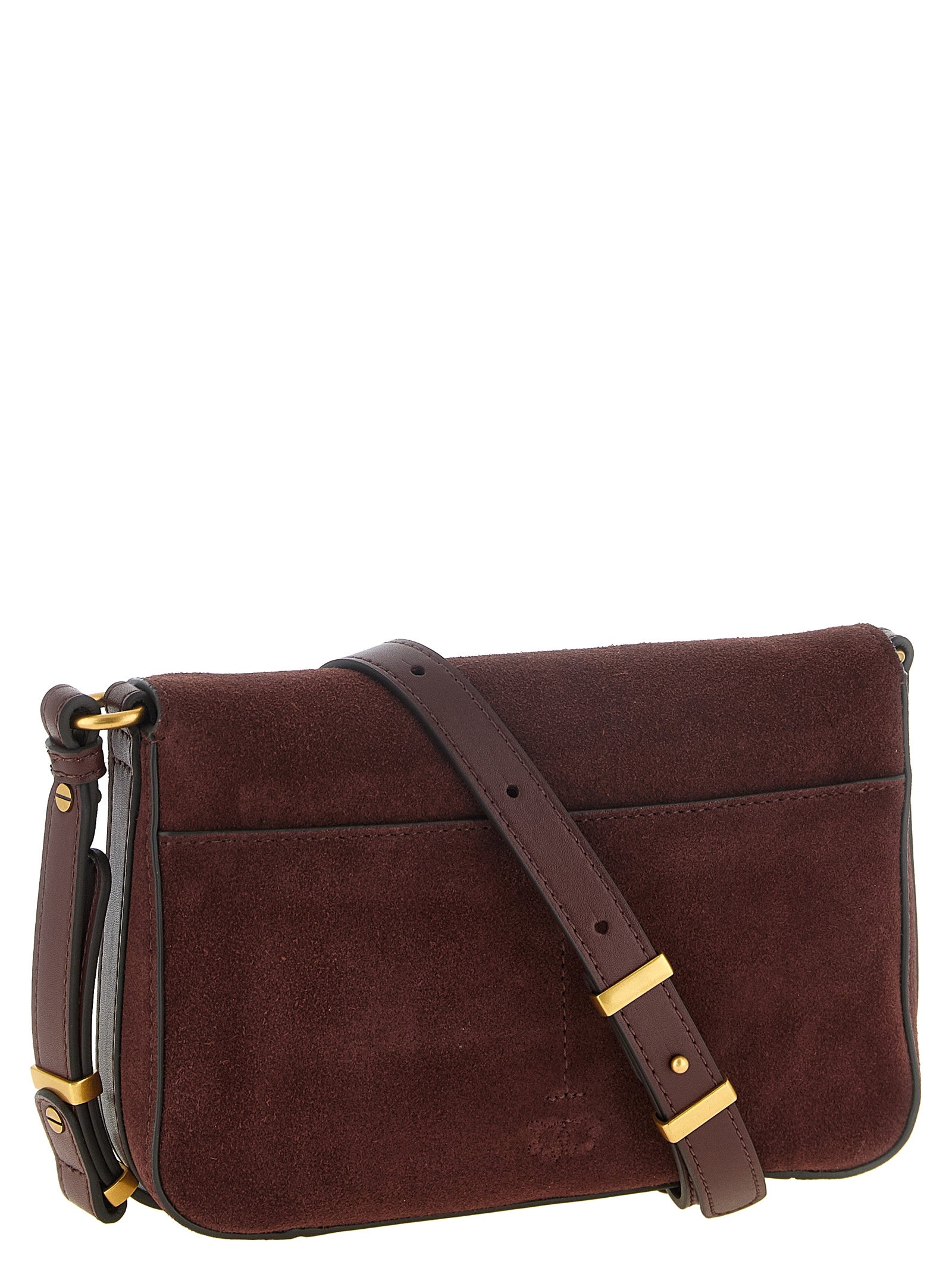 Bordeaux Calfskin Crossbody Bag