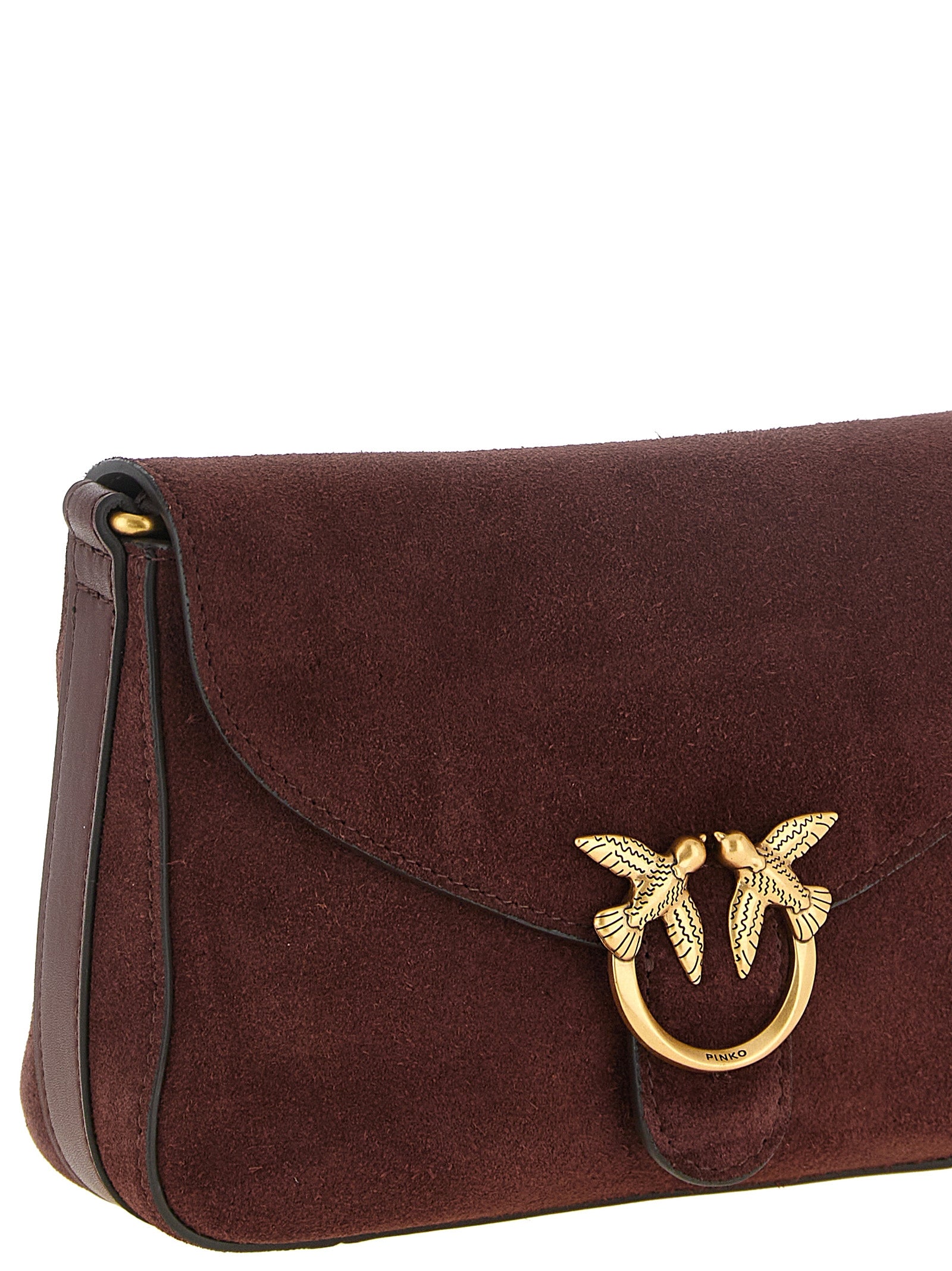 Bordeaux Calfskin Crossbody Bag