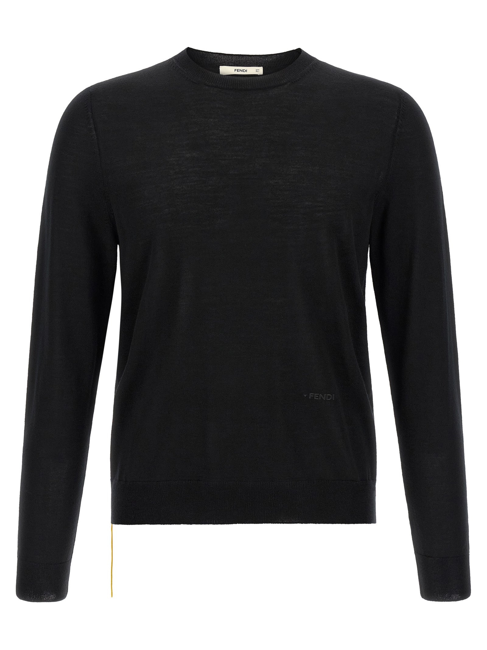 Black Virgin Wool Cardigan