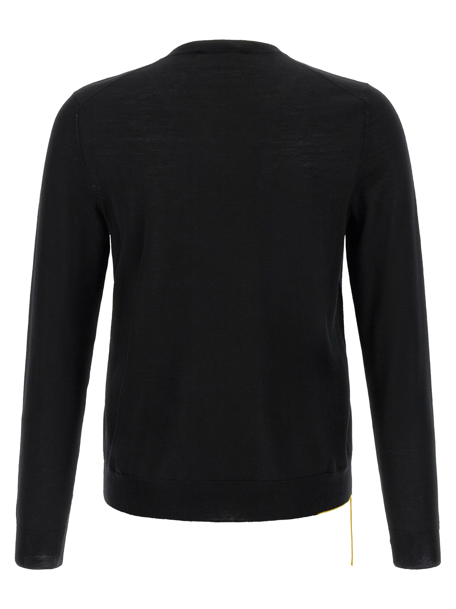 Black Virgin Wool Cardigan