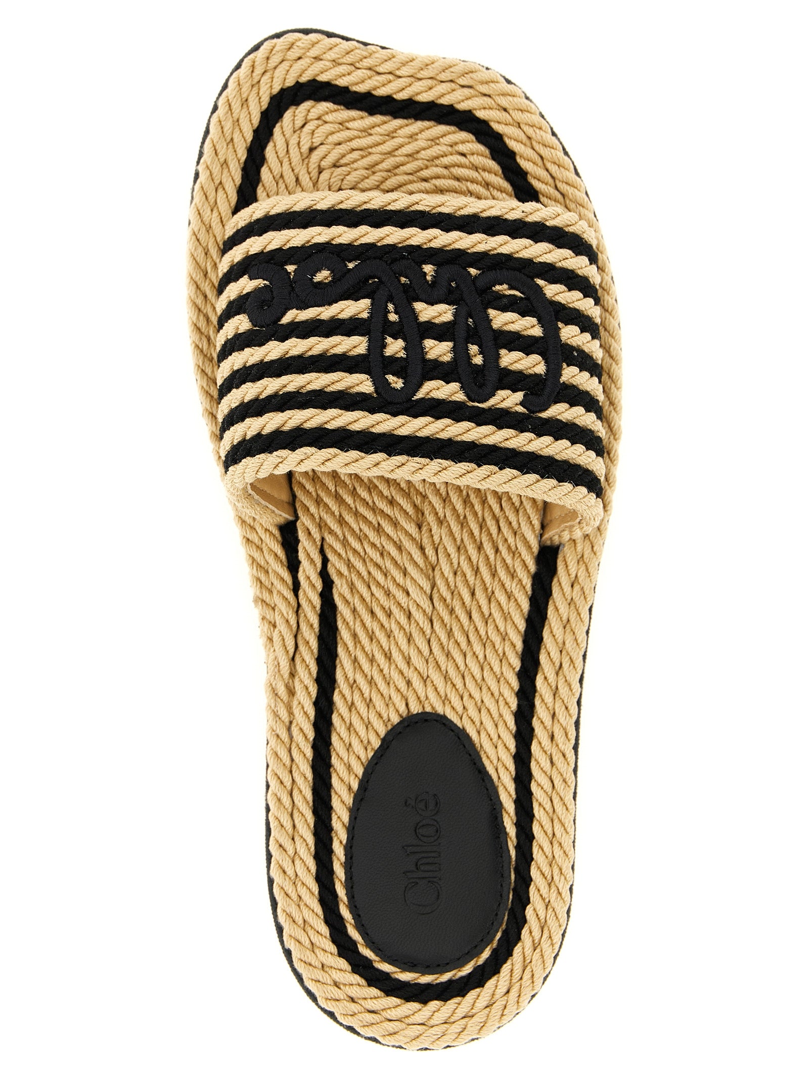 Multicolor Cotton Slides