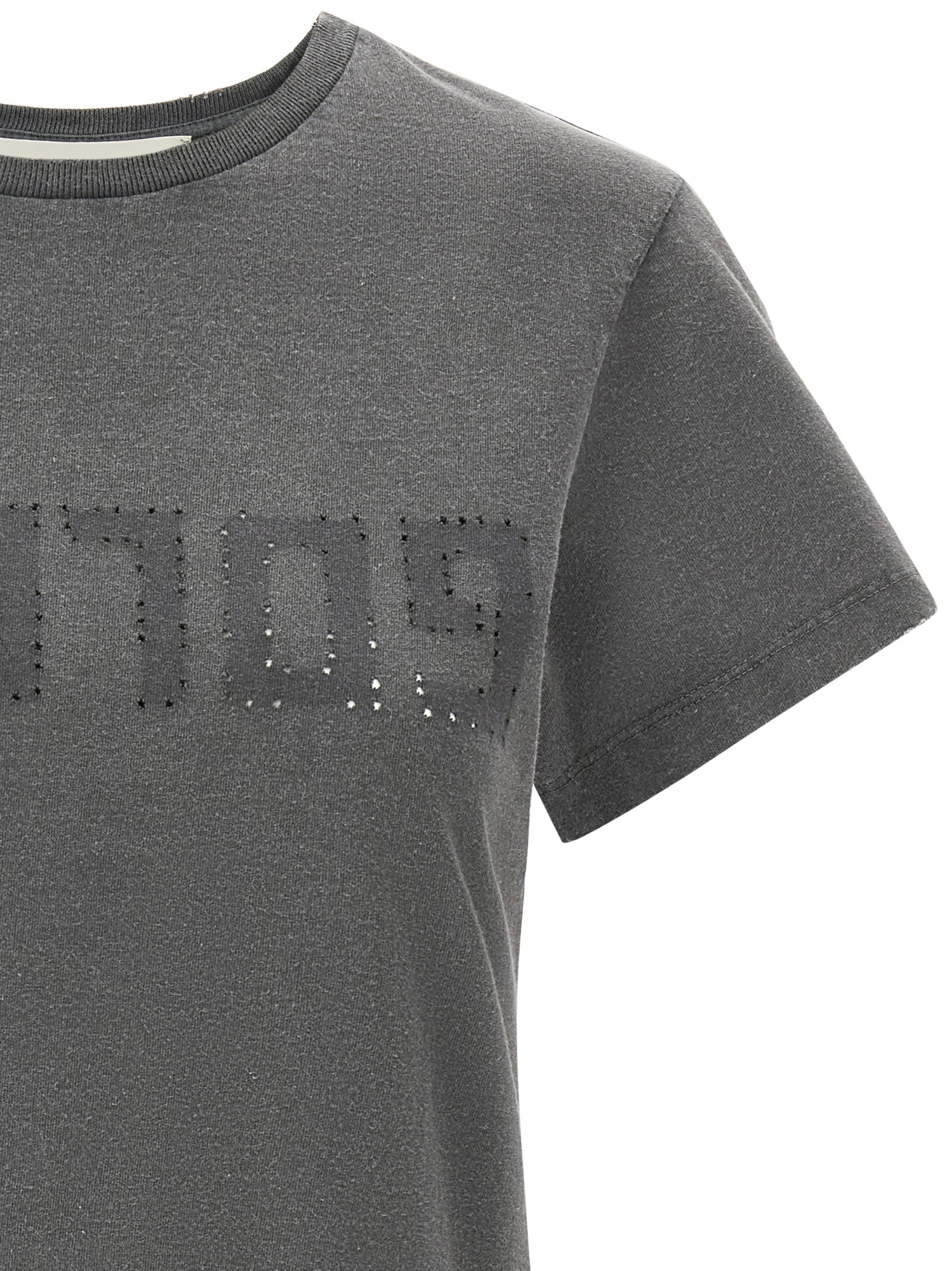 Gray Cotton T-Shirt