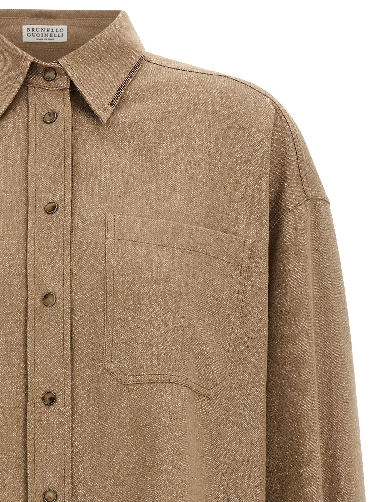 Beige Cotton Blouse