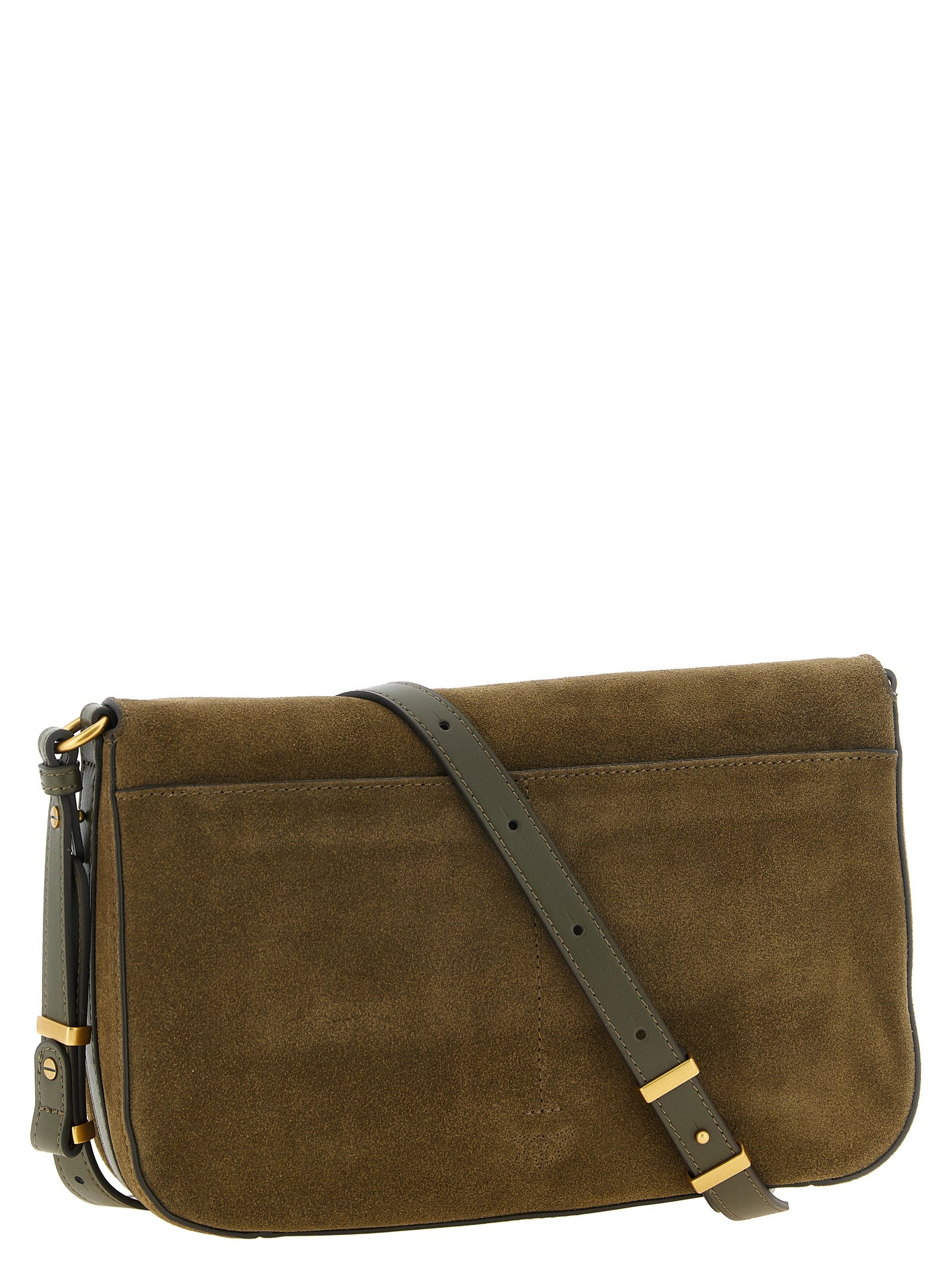 Bicolor Calfskin Crossbody Bag