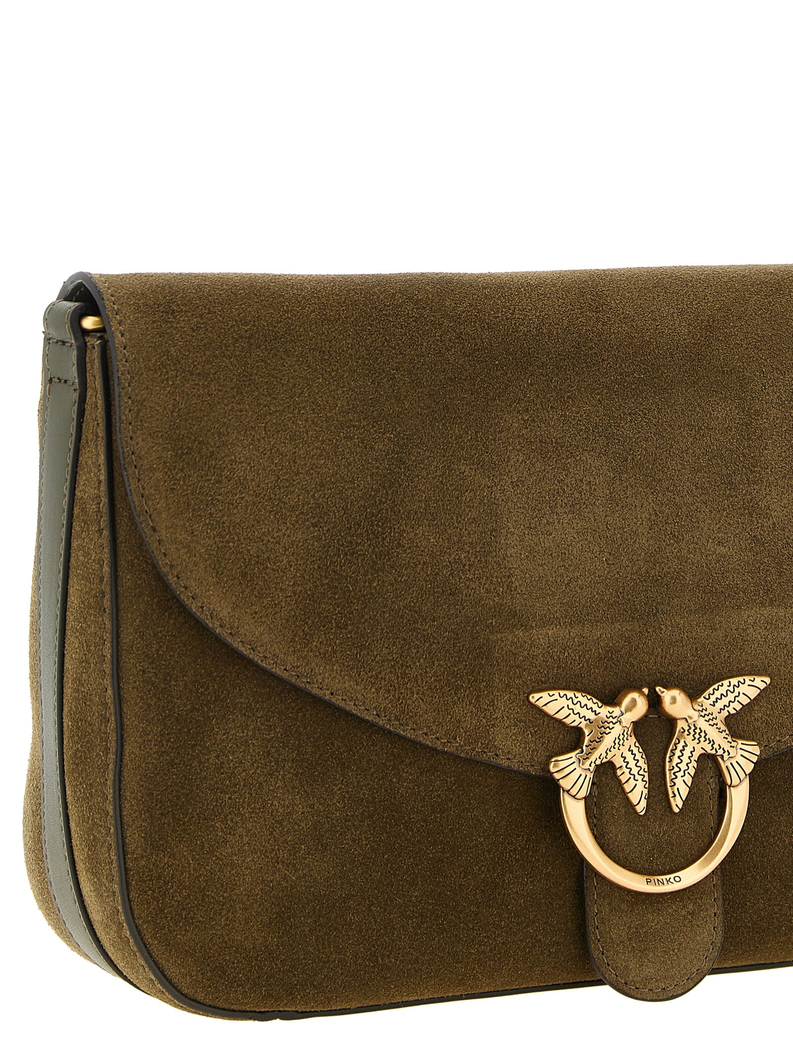 Bicolor Calfskin Crossbody Bag
