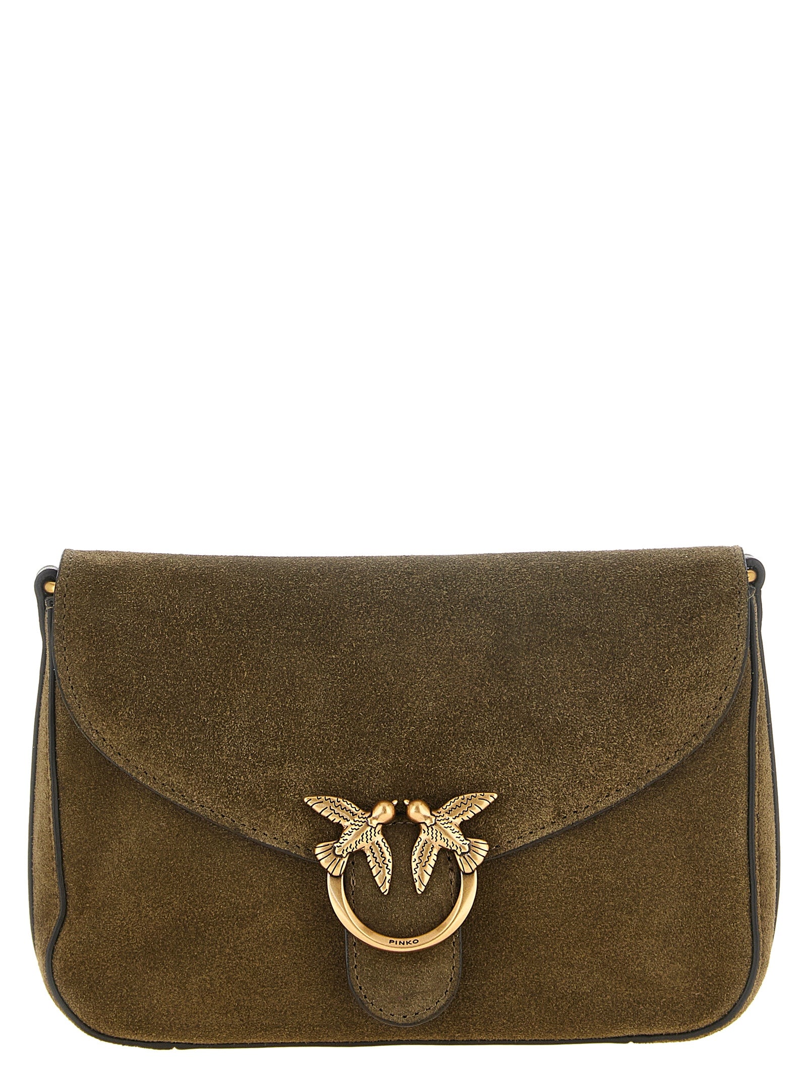 Bicolor Calfskin Crossbody Bag