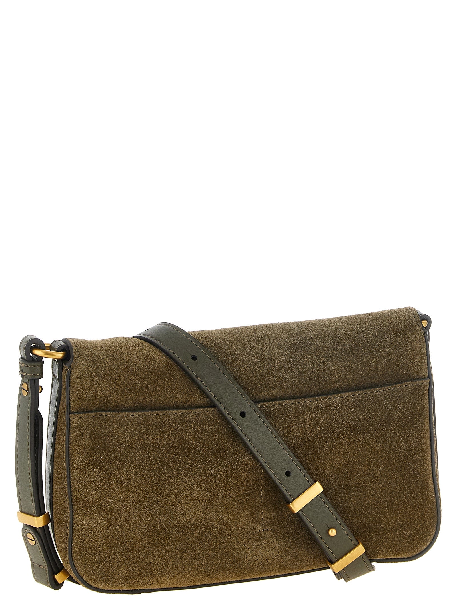 Bicolor Calfskin Crossbody Bag